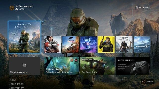 new Xbox UI