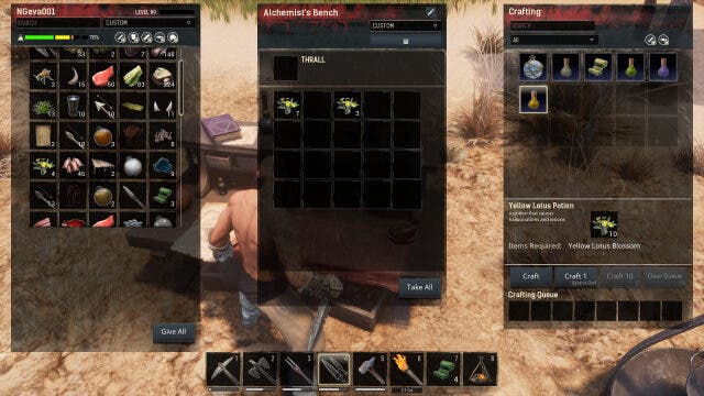 How to Make Yellow Lotus Potion in Conan Exiles